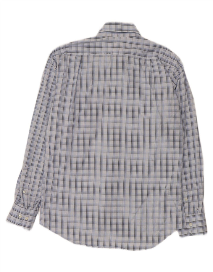 Roccobarocco Chemise Homme Taille 15 38 Carreau Bleu Moyen