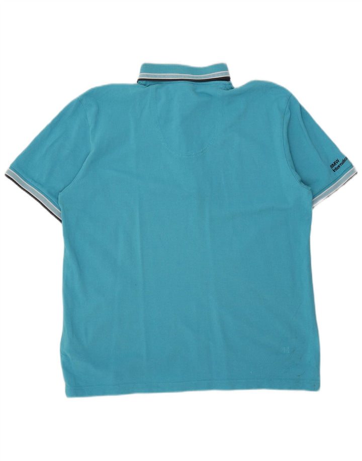 Hugo Boss Polo Homme Grand Bleu Coton