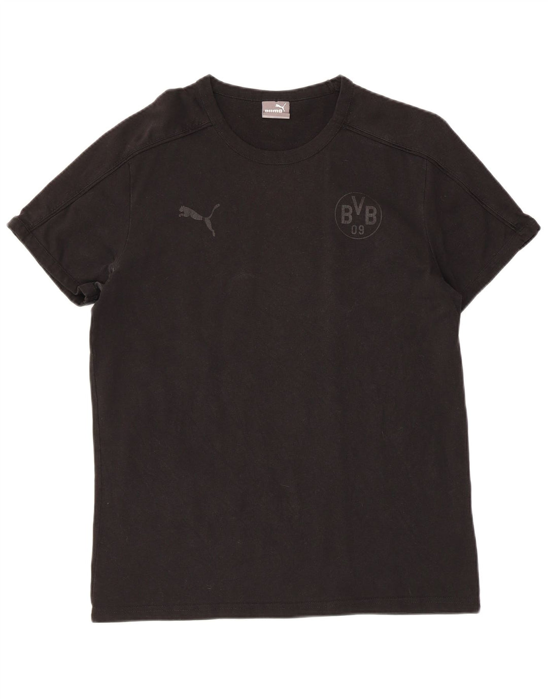 PUMA T-Shirt BVB Dortmund Homme Grand Noir Coton