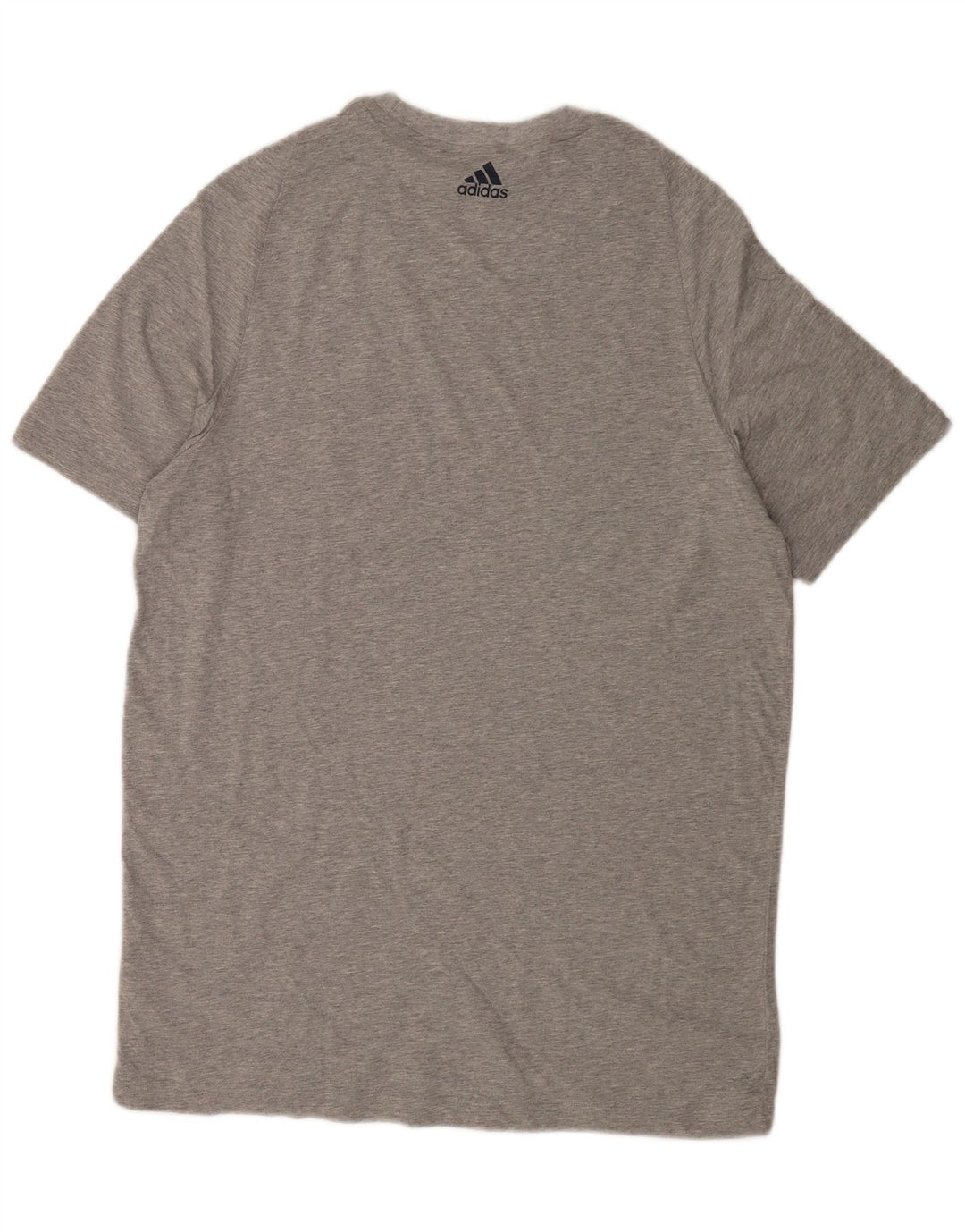 Adidas T-Shirt Homme Top XL Gris Moucheté Coton