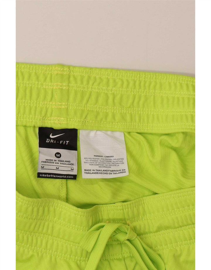 Nike Short de sport Dri Fit pour femme UK 14 Vert moyen Polyester