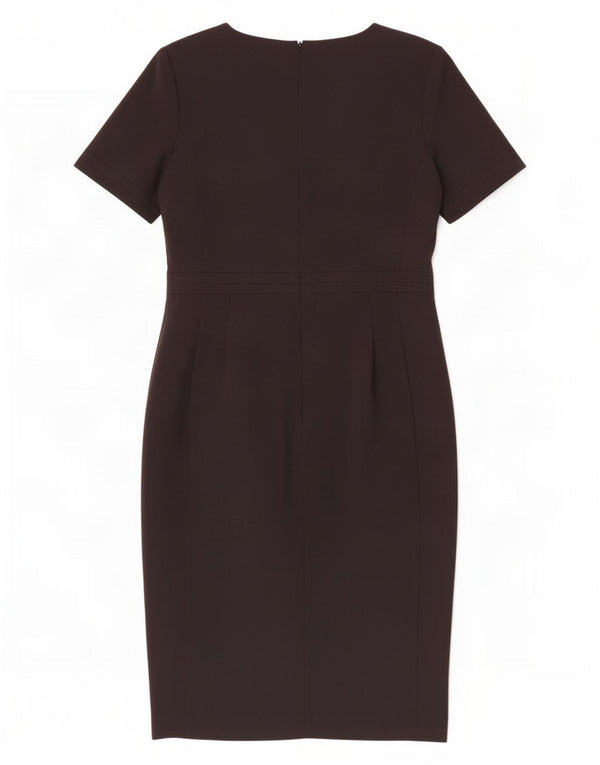 Marks & Spencer Robe fourreau pour femme UK 44 Medium Noir Polyester