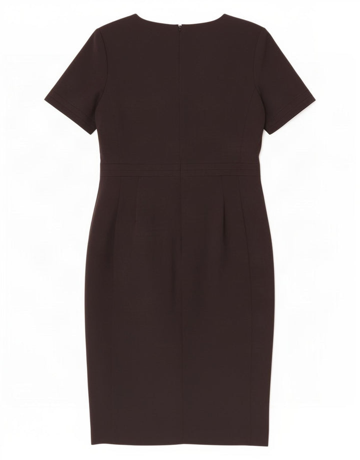 Marks & Spencer Robe fourreau pour femme UK 44 Medium Noir Polyester