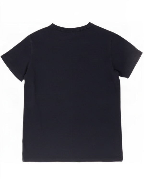 Champion T-Shirt Graphique Femme UK 14 Coton Noir Moyen
