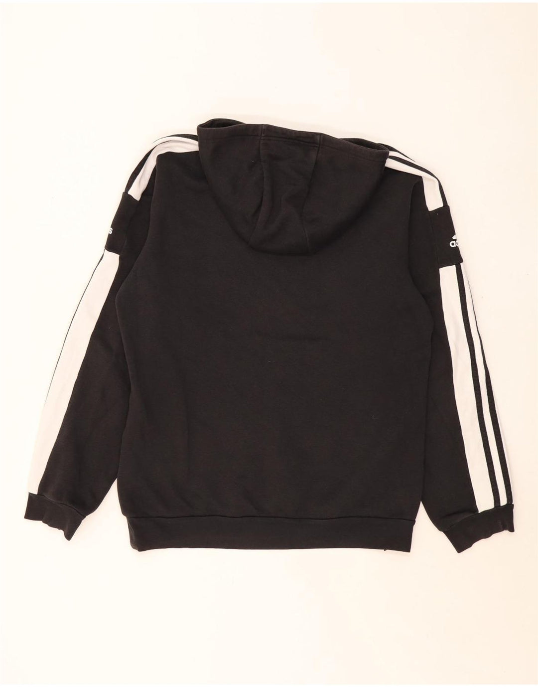 ADIDAS Pull à capuche graphique pour homme en coton color block noir moyen