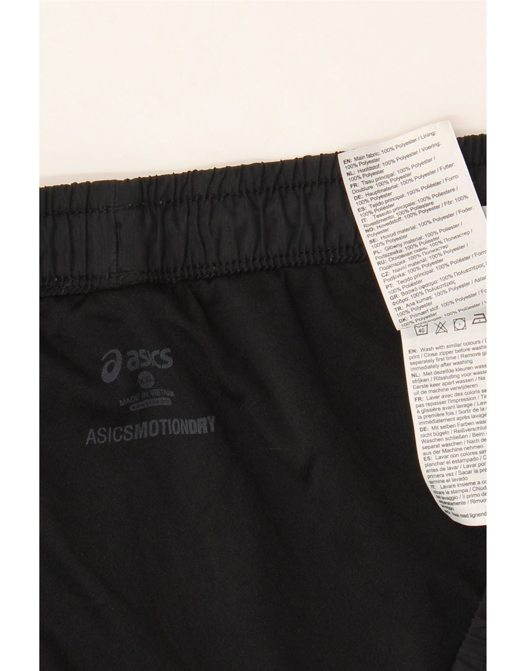ASICS Short de sport pour homme 2XL Noir Polyester