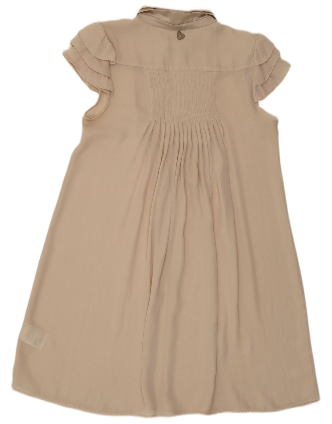 Liu Jo Robe trapèze transparente pour femme IT 44 Polyester beige moyen