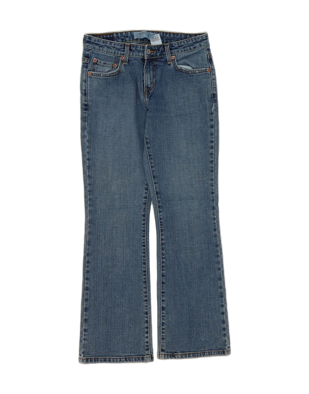 LEVI'S Womens 515 Bootcut Jeans US 6 Medium W30 L29 Blue Cotton Vintage Levi's and Second-Hand Levi's from Messina Hembry 