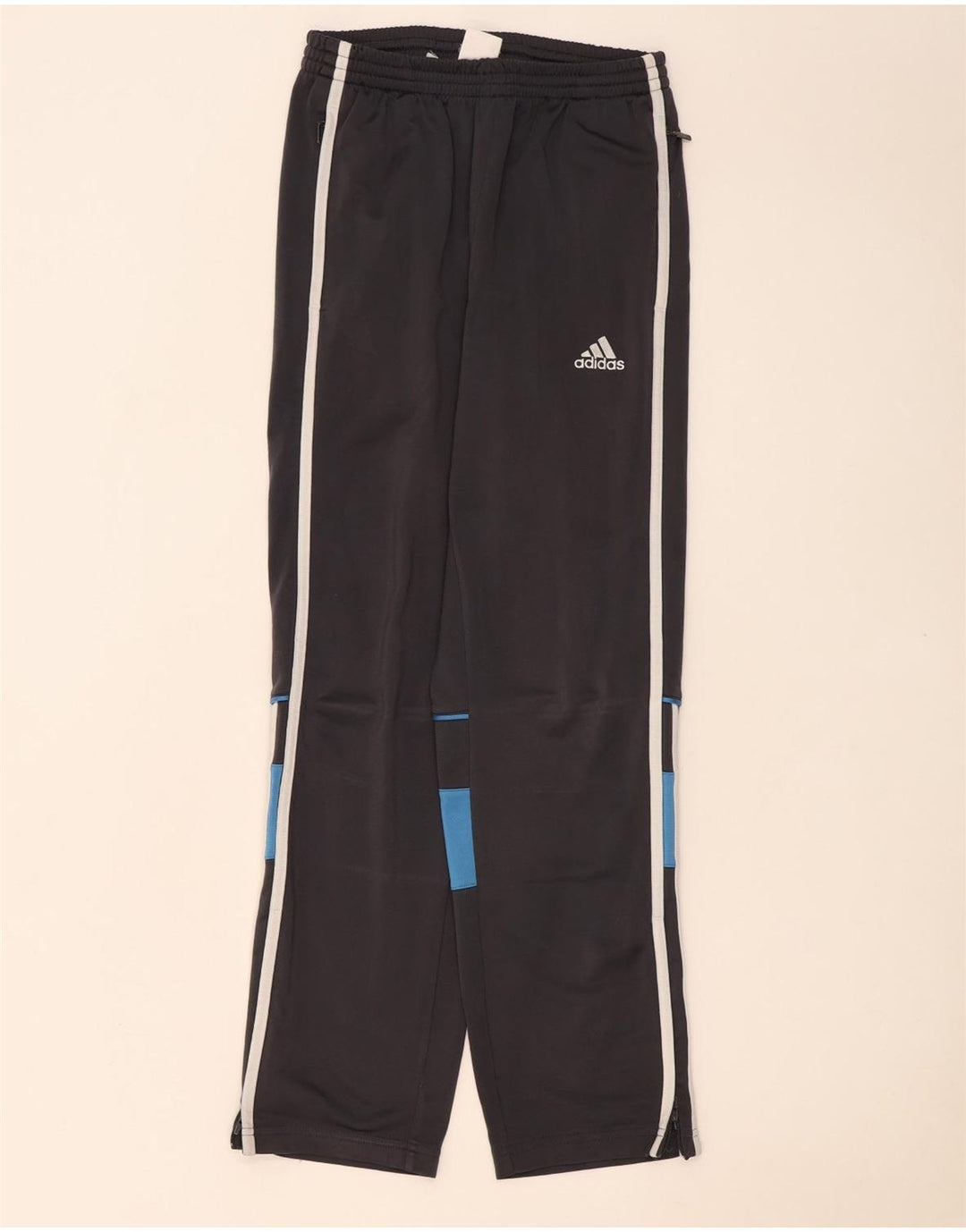 Adidas Pantalon de Survêtement Garçon 11-12 ans Gris Colorblock Polyester