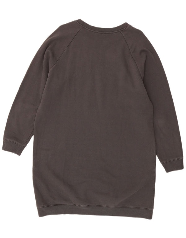 Levi's Robe sweat-shirt graphique pour femme UK 16 Large Gris Coton