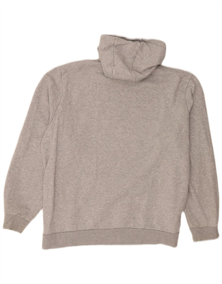 Puma Pull à capuche pour homme 2XL Gris Coton