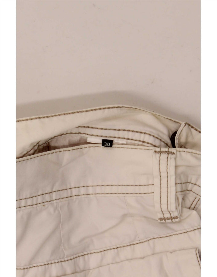 Murphy & Nye Short Cargo W30 Homme Blanc Moyen
