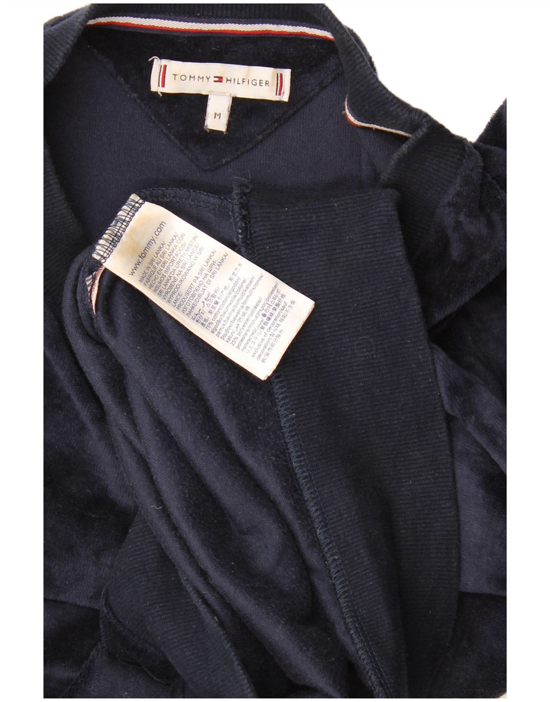 Tommy Hilfiger Sweat-Shirt Graphique Homme Bleu Marine Moyen Colorblock