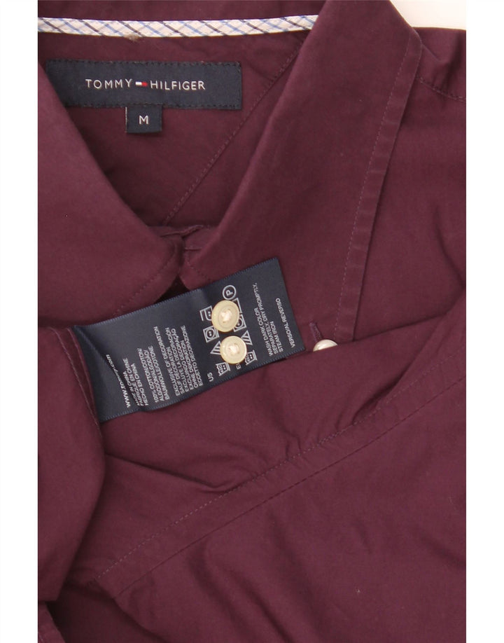 Tommy Hilfiger Chemise Homme Violet Moyen Coton