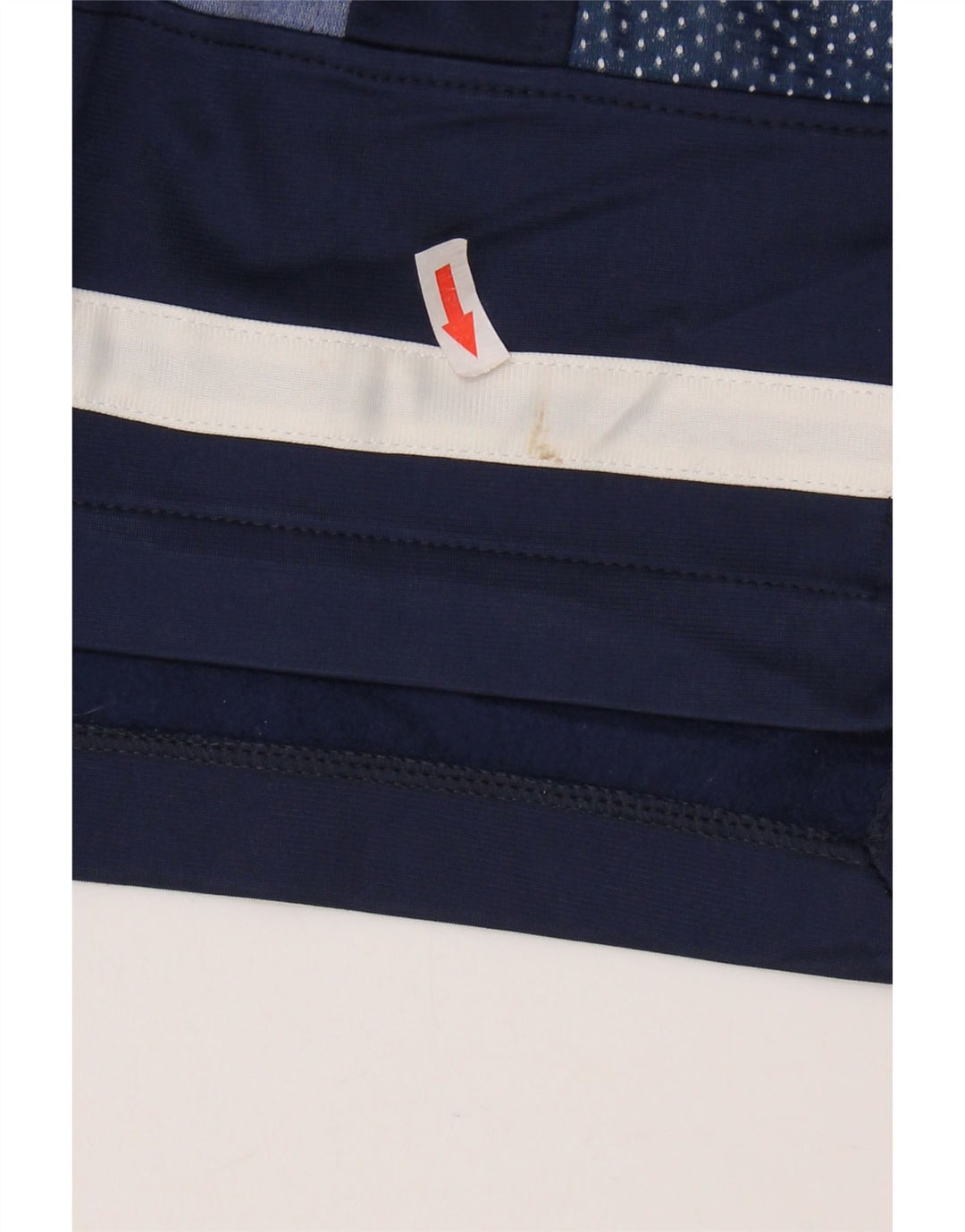 ASICS Veste de survêtement graphique pour hommes, grand, bleu marine, colour block