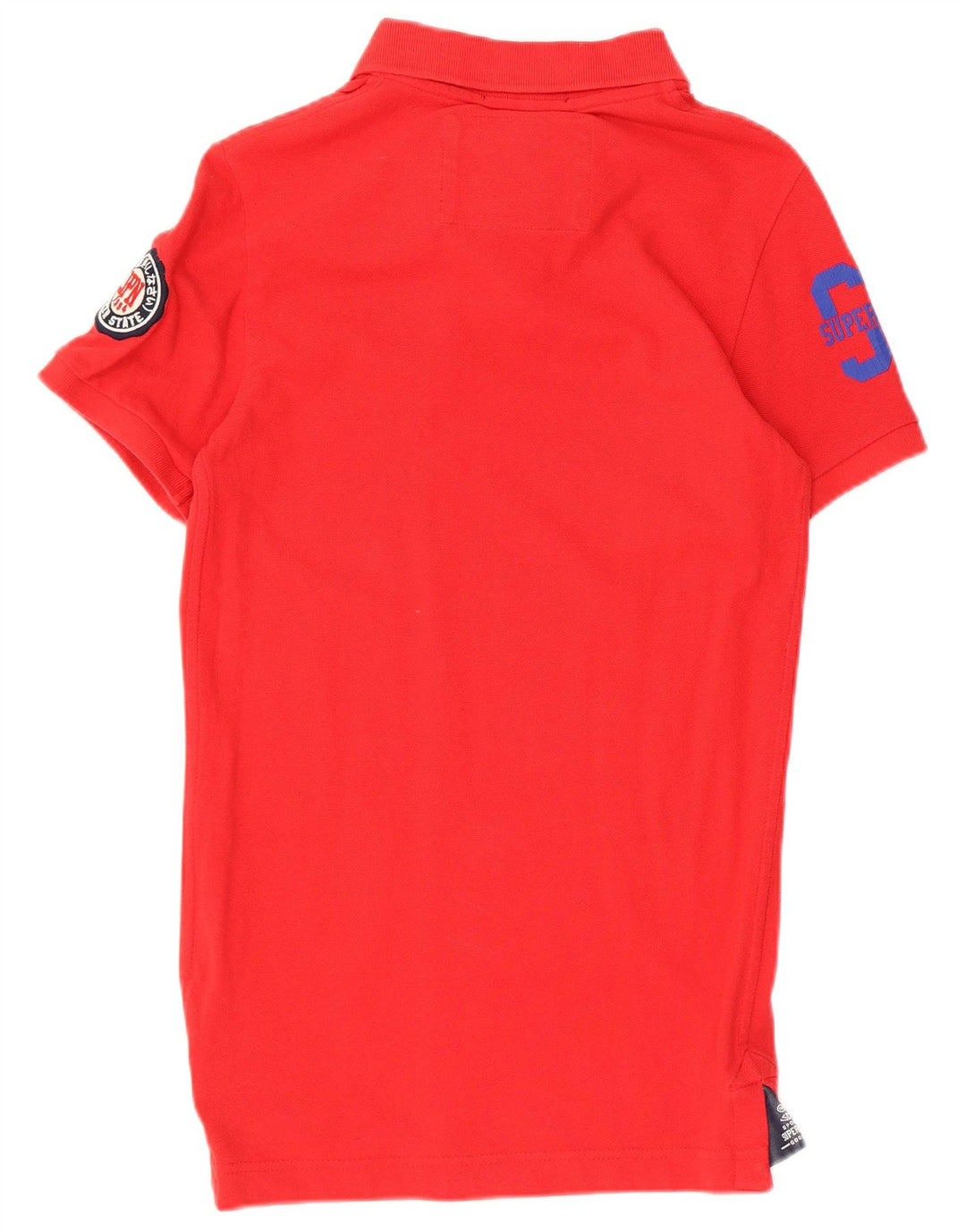 Superdry Polo Graphique Petit Rouge Coton Homme