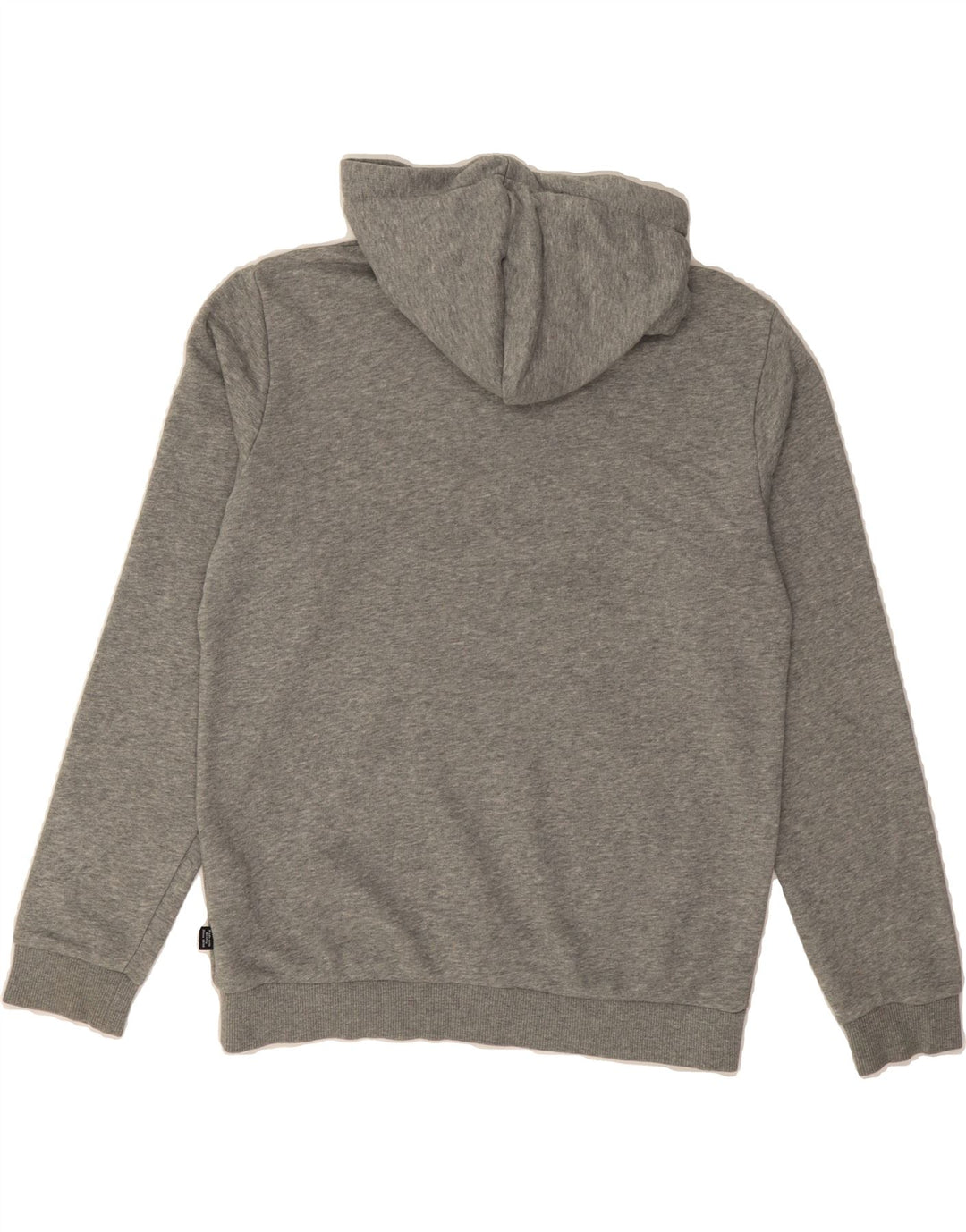 PUMA Boys Graphic Hoodie Jumper 13-14 Years Grey Polyester Vintage Puma and Second-Hand Puma from Messina Hembry 