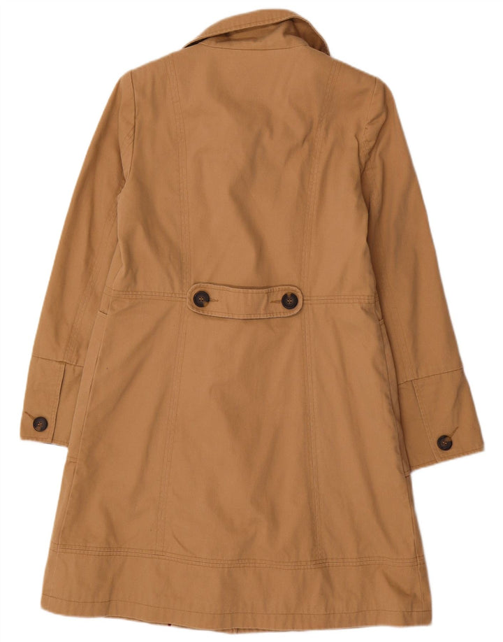 Trench-Coat White Stuff Femme UK 10 Petit Coton Marron
