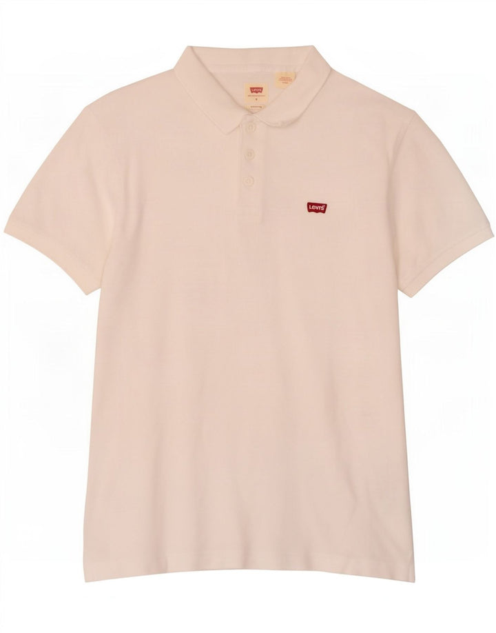 Levi's Polo Standard Homme Petit Blanc Coton