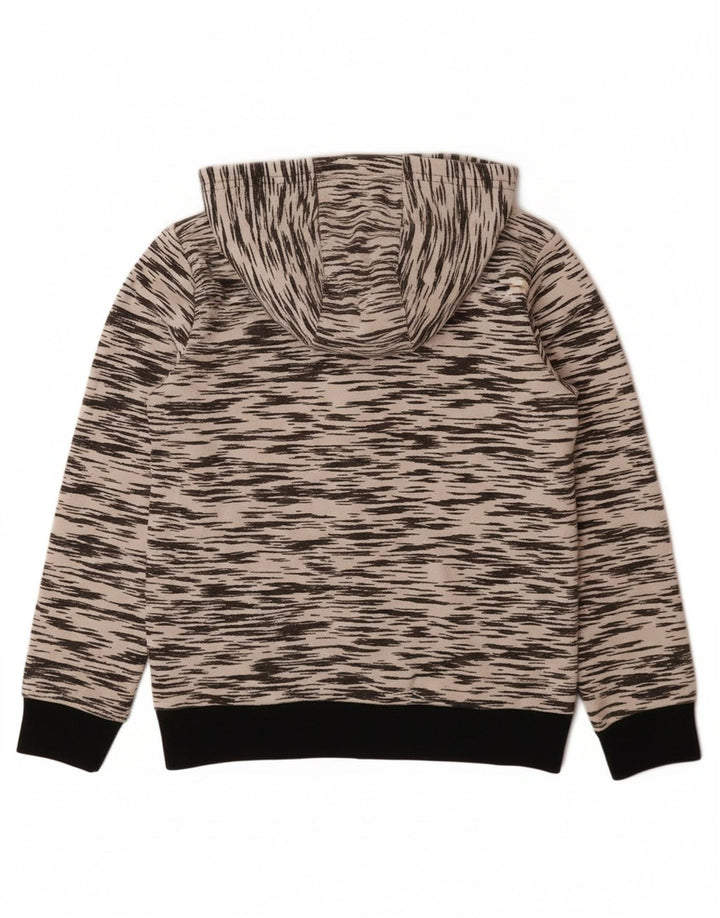 ADIDAS Pull à capuche zippé Climalite pour garçon 7-8 ans Polyester moucheté gris