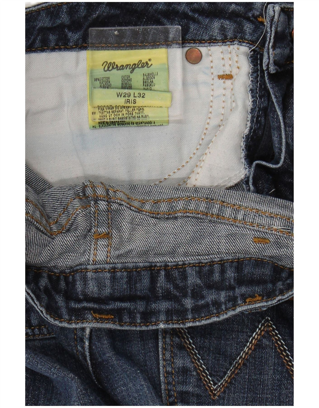 WRANGLER Jean droit Iris femme W29 L28 bleu coton