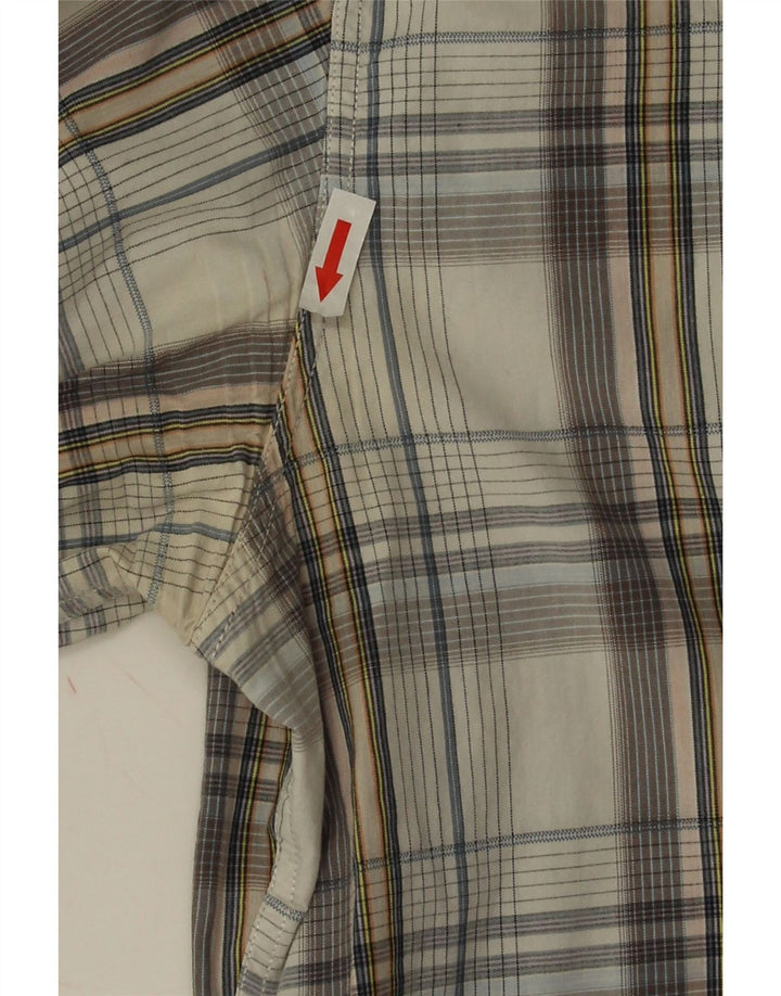 Marlboro Classics Chemise Homme Carreaux Blanc Moyen