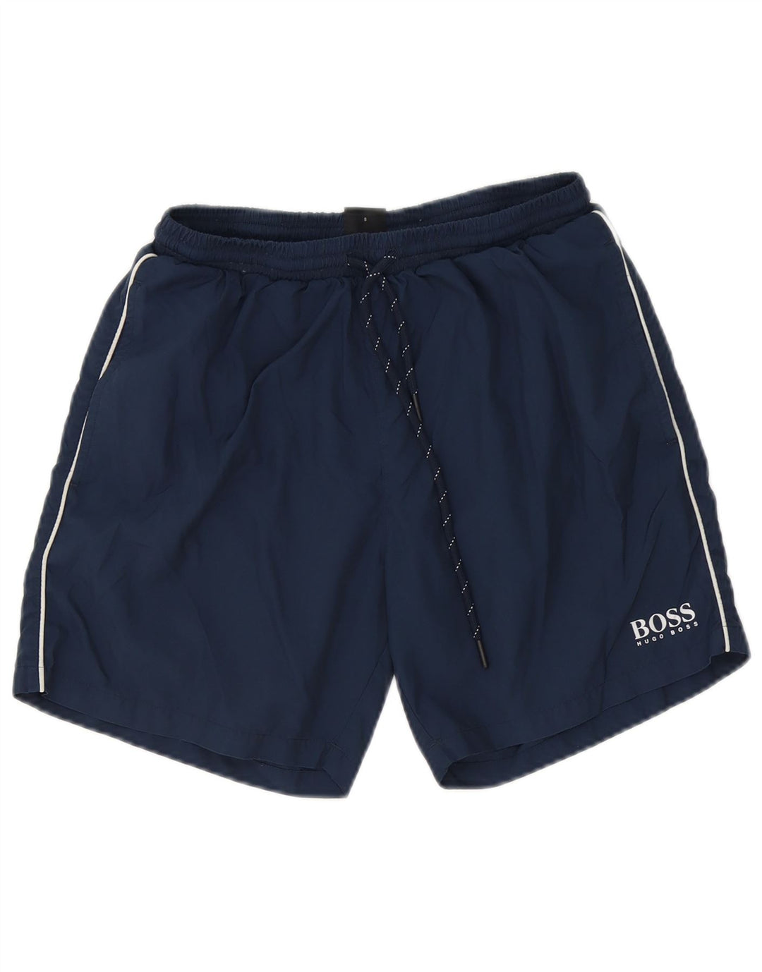 Hugo Boss Short de bain homme petit bleu marine polyester