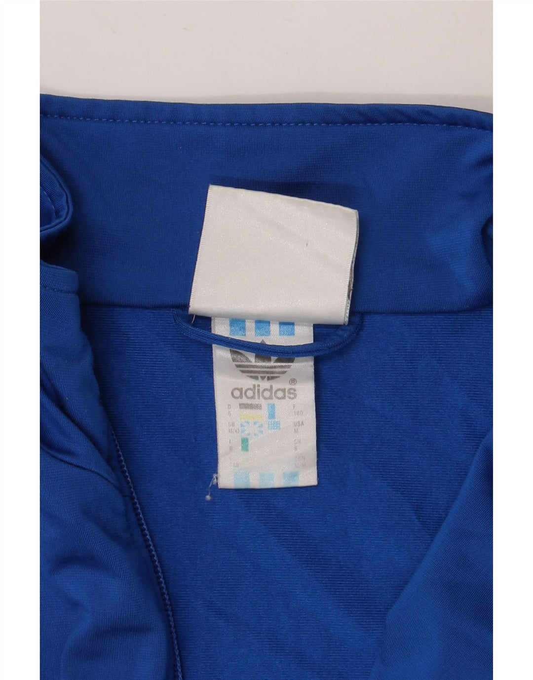 ADIDAS Veste de survêtement coupe ample pour homme UK 40/42 Bleu moyen Polyester