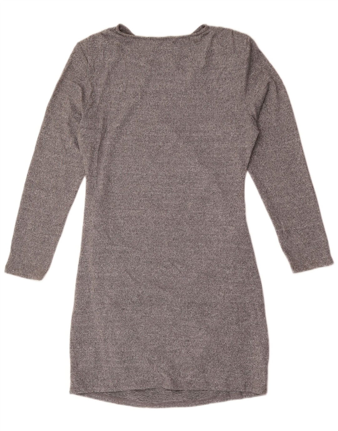 Marks & Spencer Robe fourreau à manches longues pour femme UK 14 Gris moyen moucheté