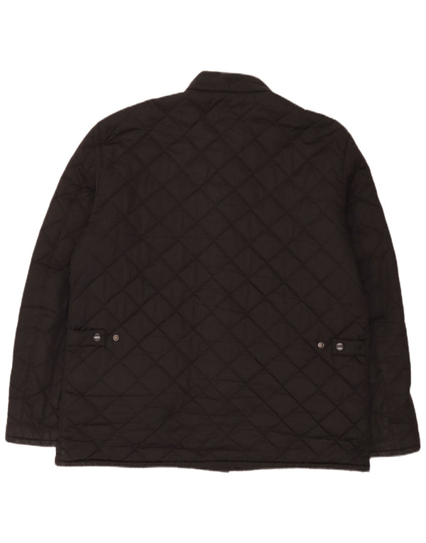 Barbour Veste matelassée pour homme UK 42 XL Noir Polyester