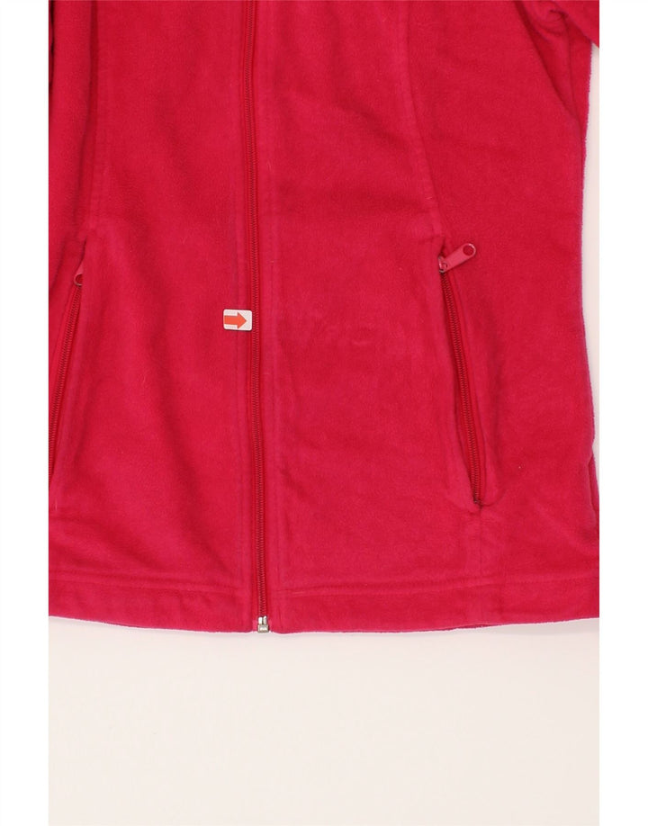 COLUMBIA Womens Fleece Jacket UK 10 Small Pink Polyester Vintage Columbia and Second-Hand Columbia from Messina Hembry 