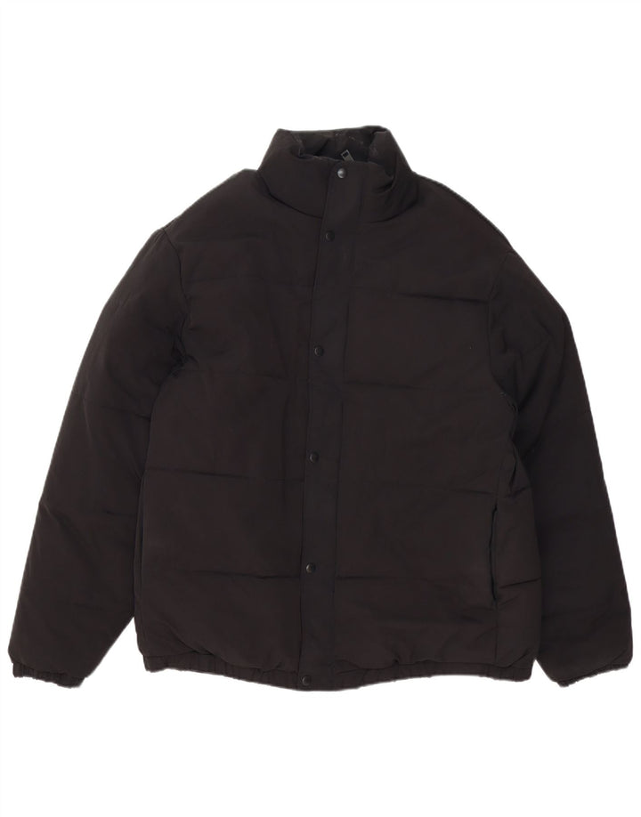 Zara Veste matelassée homme UK 42 XL Noir Polyester