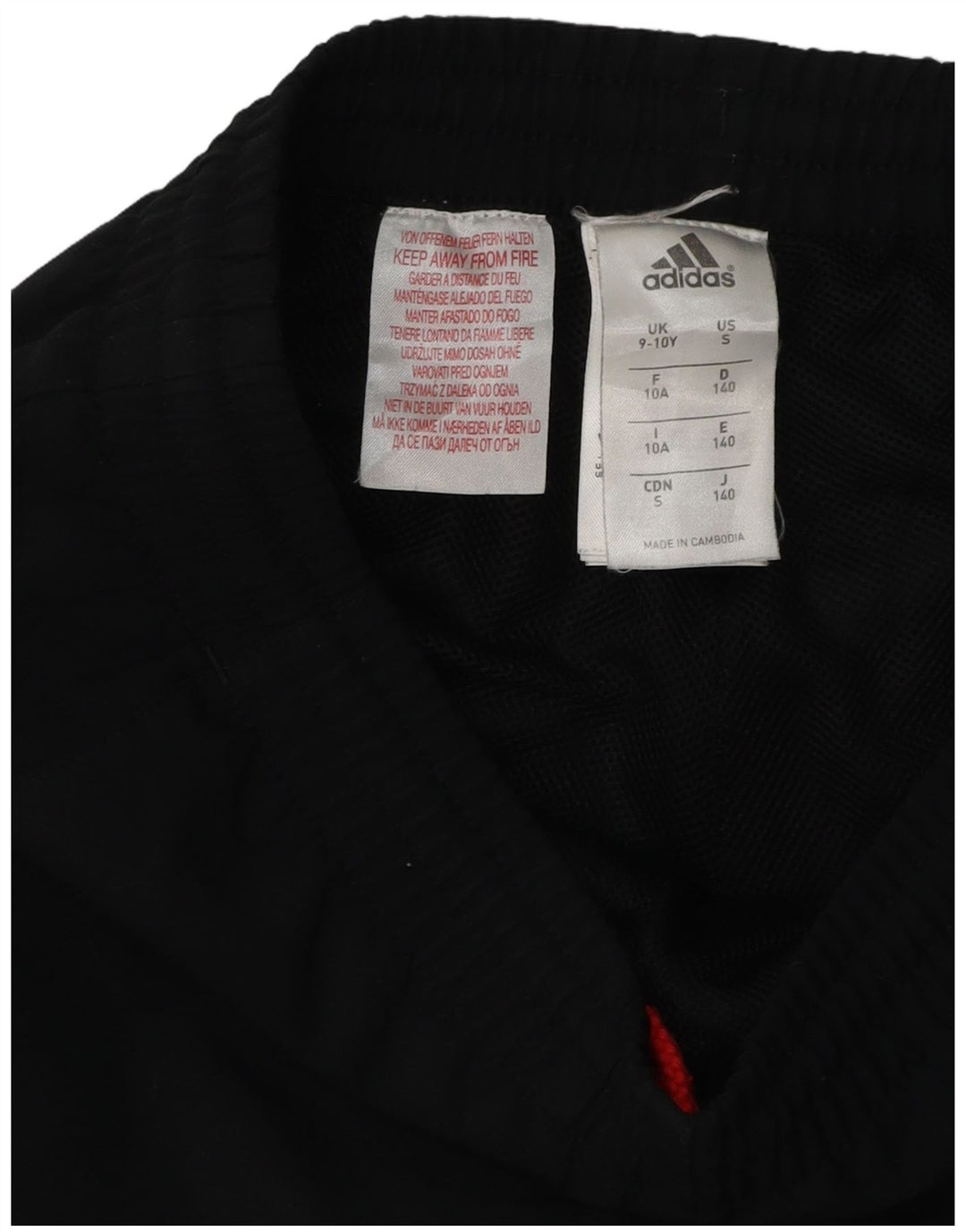Adidas Pantalon de Survêtement Garçon Joggers 9-10 ans Noir Polyester