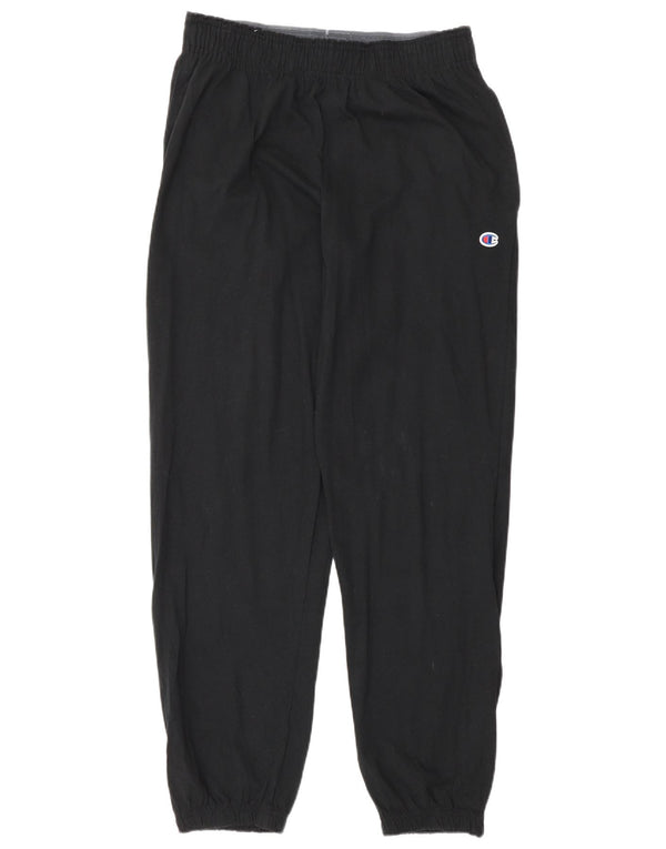 Champion Mens Tracksuit Trousers Joggers Medium Black Cotton