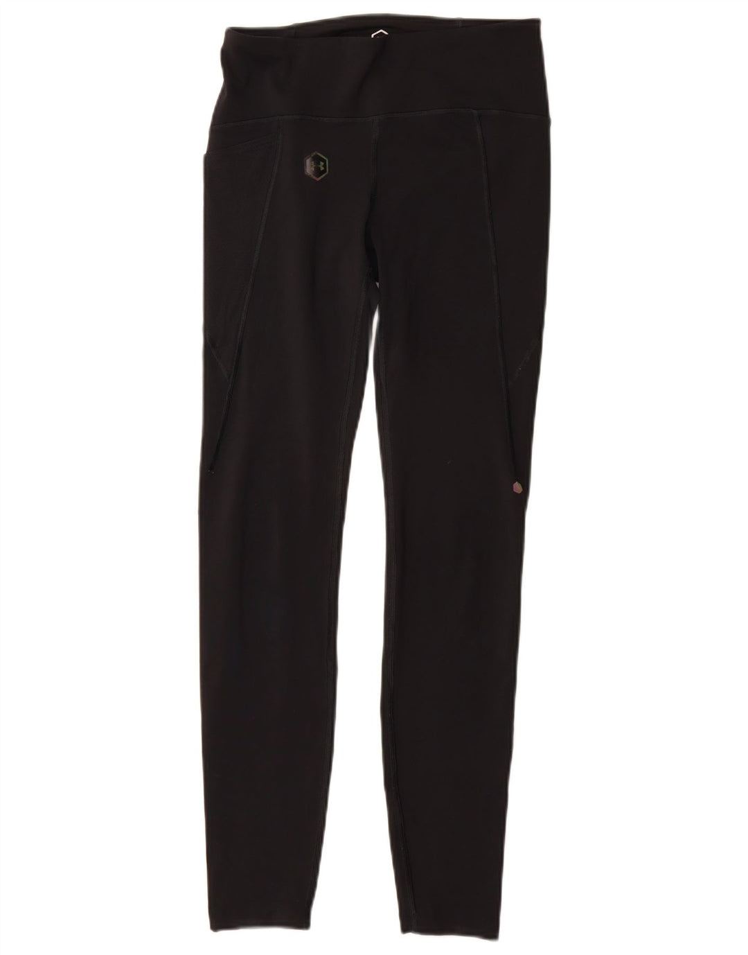 Under Armour Legging Heat Gear pour femme UK 8 Small Noir