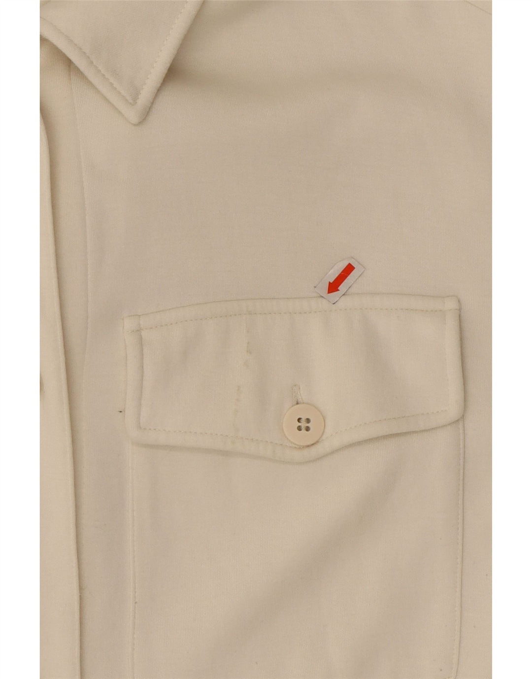Massimo Dutti Chemise surdimensionnée pour femme UK 10 Small Off White Nylon