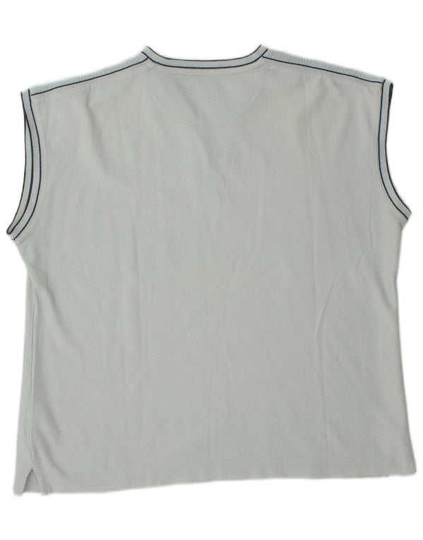 Lotto T-Shirt Femme Top UK 16 Grand Bleu Coton