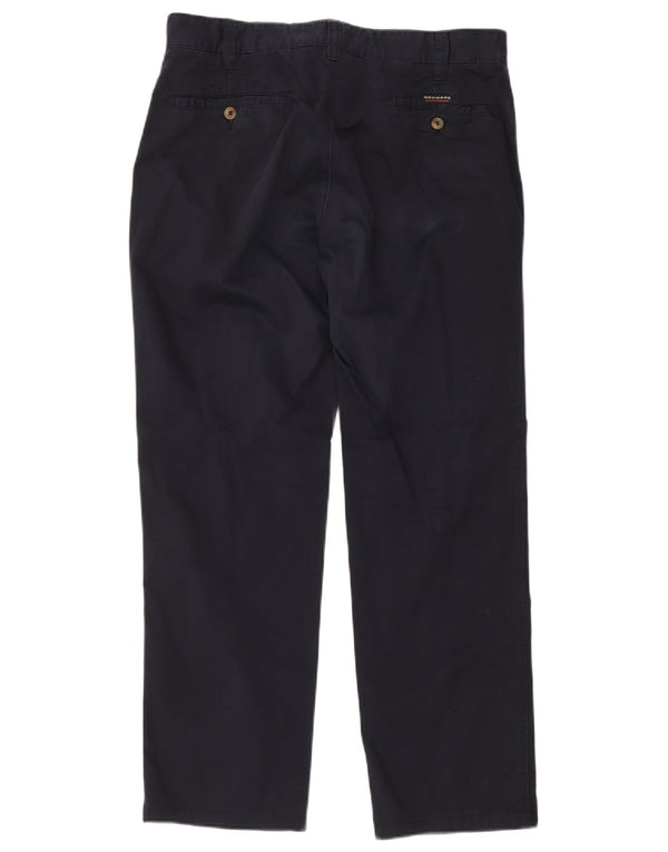 Navigare Pantalon Chino Droit Homme IT 52 XL W36 L30 Bleu Marine Coton