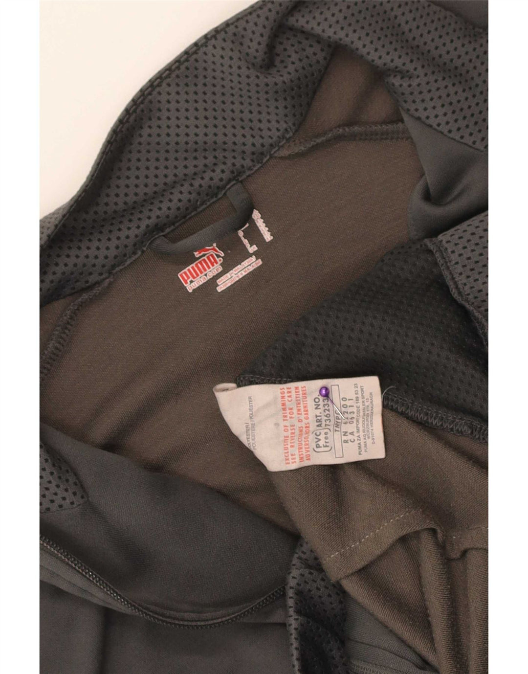 Puma Veste de Survêtement Graphique Homme XL Gris Polyester