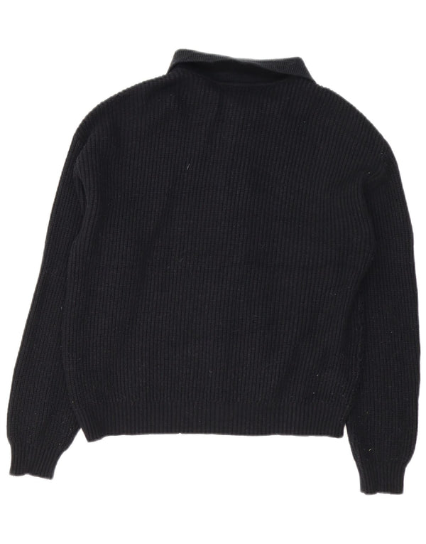 Marks & Spencer Pull Cardigan Femme UK 14 Medium Noir Viscose