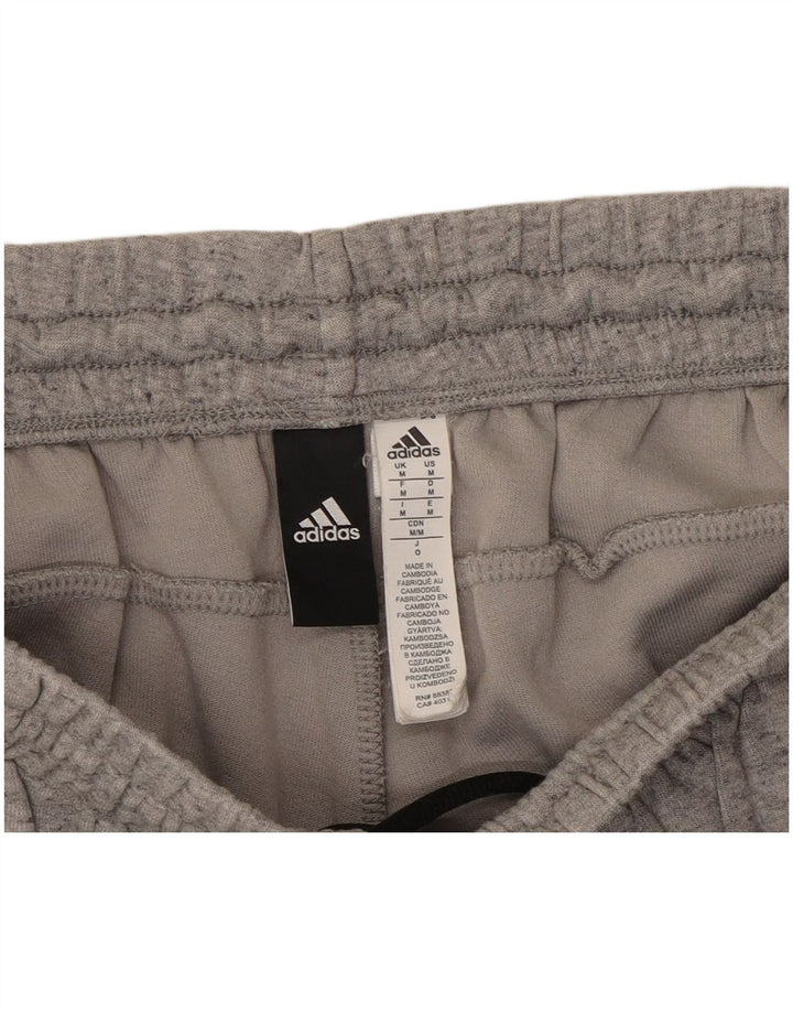 Adidas Pantalon de Survêtement Homme Gris Moyen Moucheté Coton