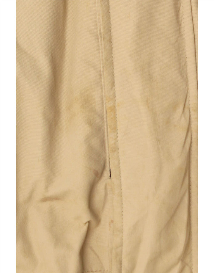 ASICS Veste coupe-vent à capuche pour homme UK 36 Small Beige Polyamide