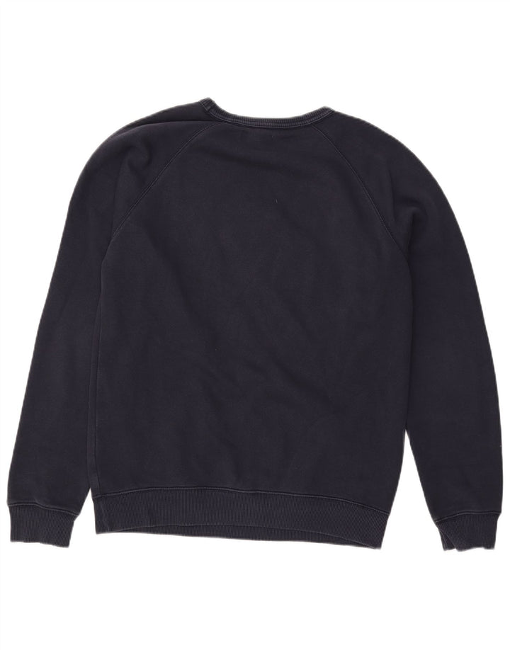 Adidas Sweat-shirt graphique pour homme en coton bleu marine Taille S