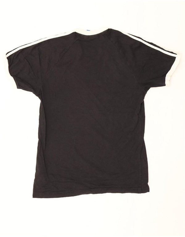 Adidas T-shirt graphique pour homme en coton noir moyen