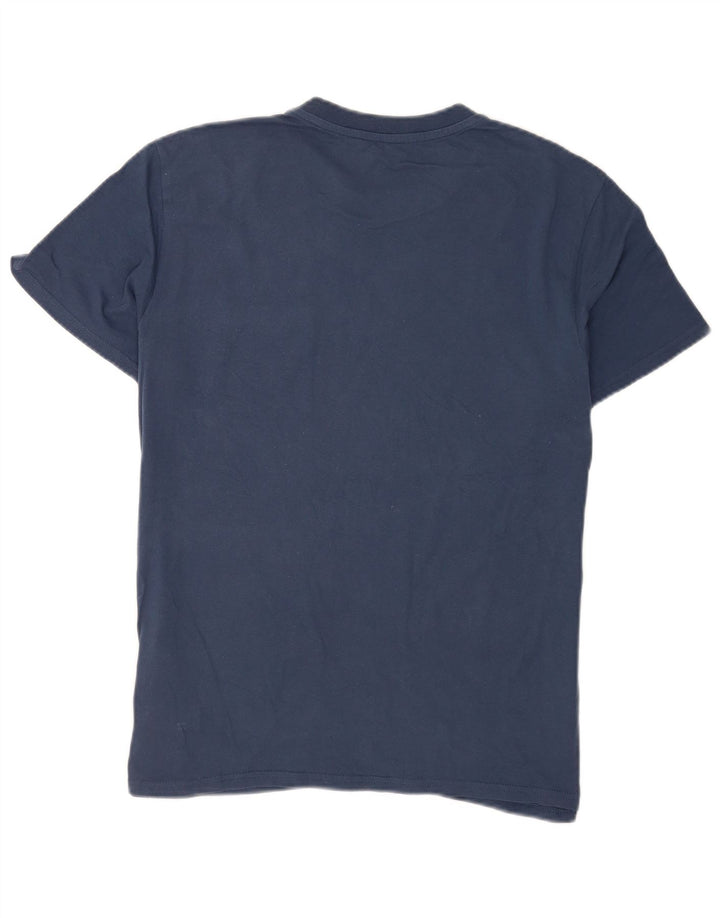 Billabong Homme T-Shirt Top Bleu Marine Moyen Coton