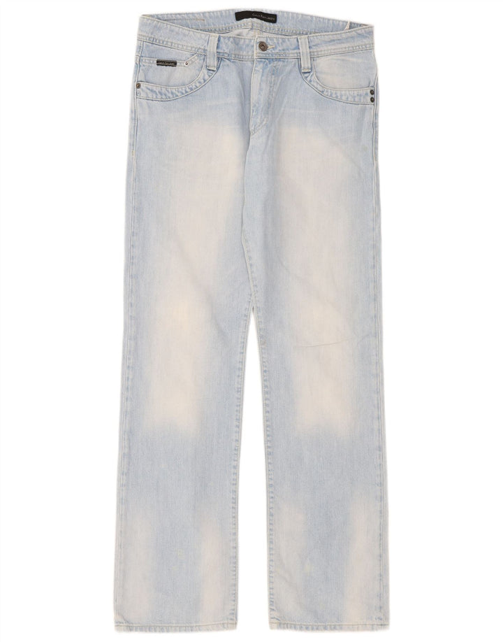 Calvin Klein Jean droit femme W32 L34 coton bleu