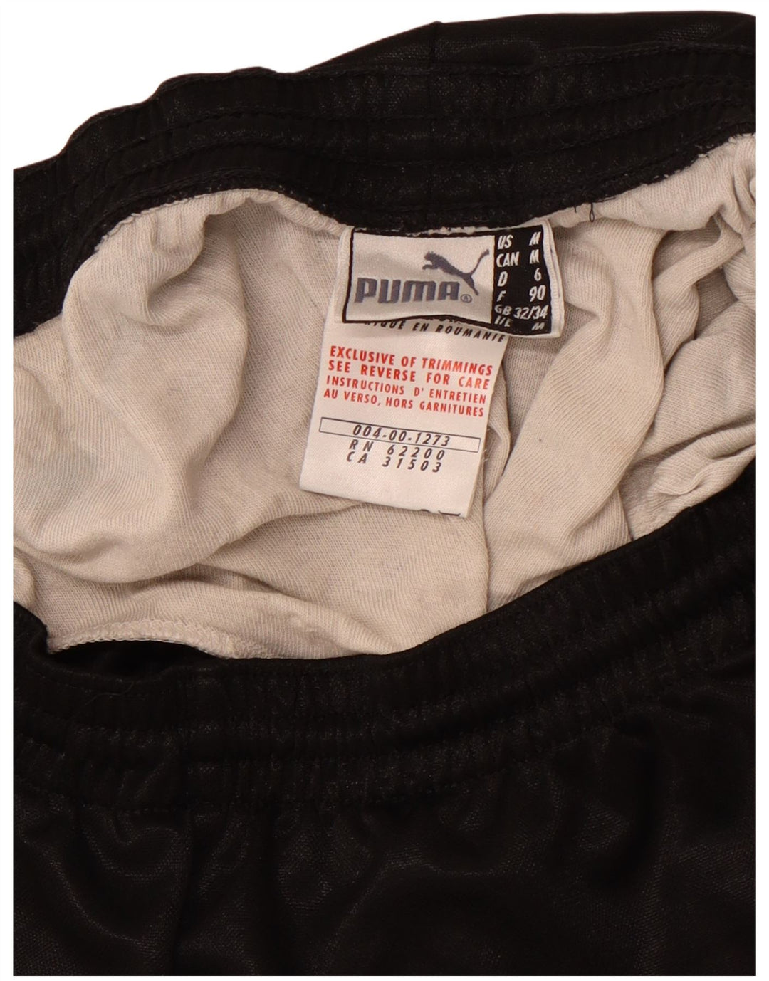 PUMA Short de Sport Homme Noir Moyen Polyester