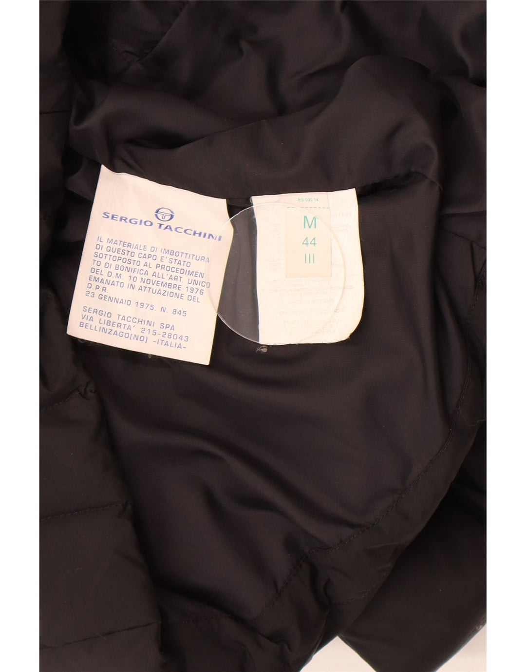Sergio Tacchini Gilet rembourré à capuche pour femme IT 44 Medium Noir