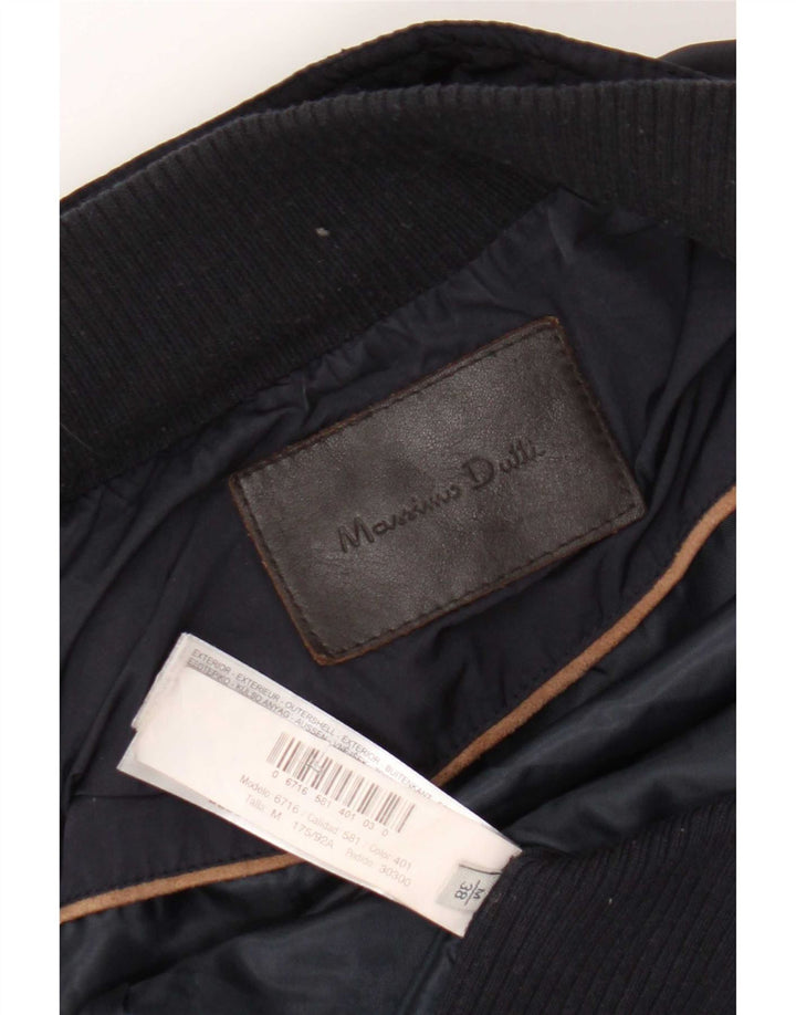 Massimo Dutti Veste matelassée pour femme EU 38 Bleu marine moyen Colourblock