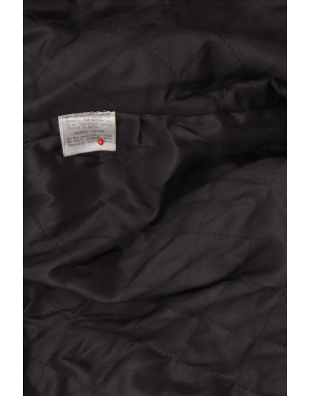 Vintage Veste de motard en cuir pour homme UK 38 Medium Noir